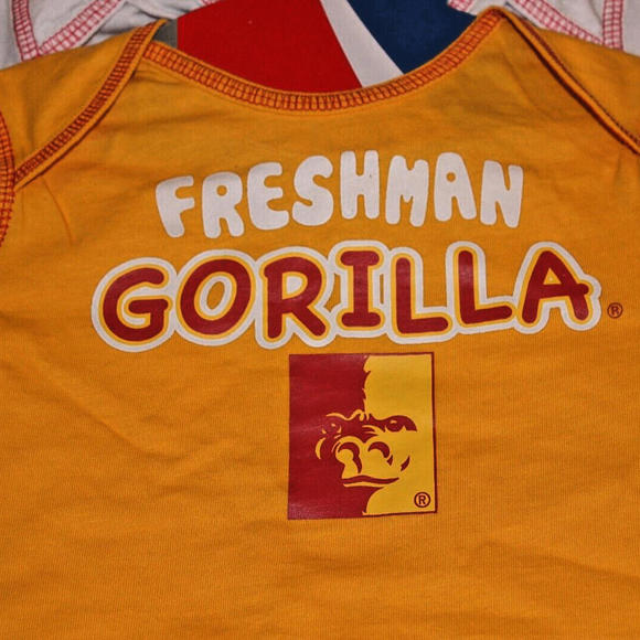 NEW 3 LOT INFANT NCAA PITT STATE GORILLAS ONE-PIECE BODYSUITS CREEPERS - Picture 2 of 9